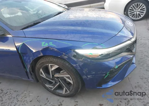 2024 Hyundai Elantra Limited из США, поврежденный, VIN KMHLP4DG8RU836356